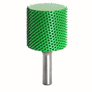 136414: Smooth End Cylinder Saburr Tooth Carbide Burrs - 1/4 inch Shank