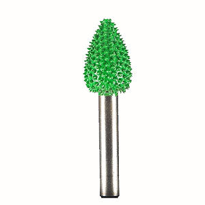 136417: Flame Saburr Tooth Carbide Burrs - 1/4 inch Shank