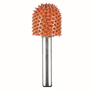 136503: Ball Nose Saburr Tooth Carbide Burrs - 1/4 inch Shank