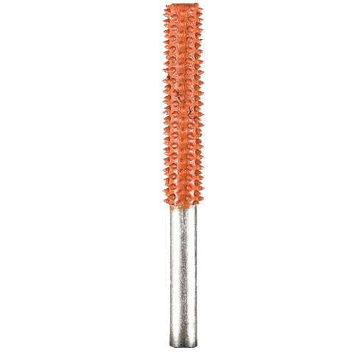 136509: Smooth End Cylinder Saburr Tooth Carbide Burrs - 1/4 inch Shank