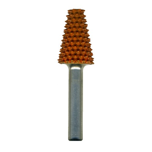 136524: Smooth End Taper Saburr Tooth Carbide Burrs - 1/4 inch Shank