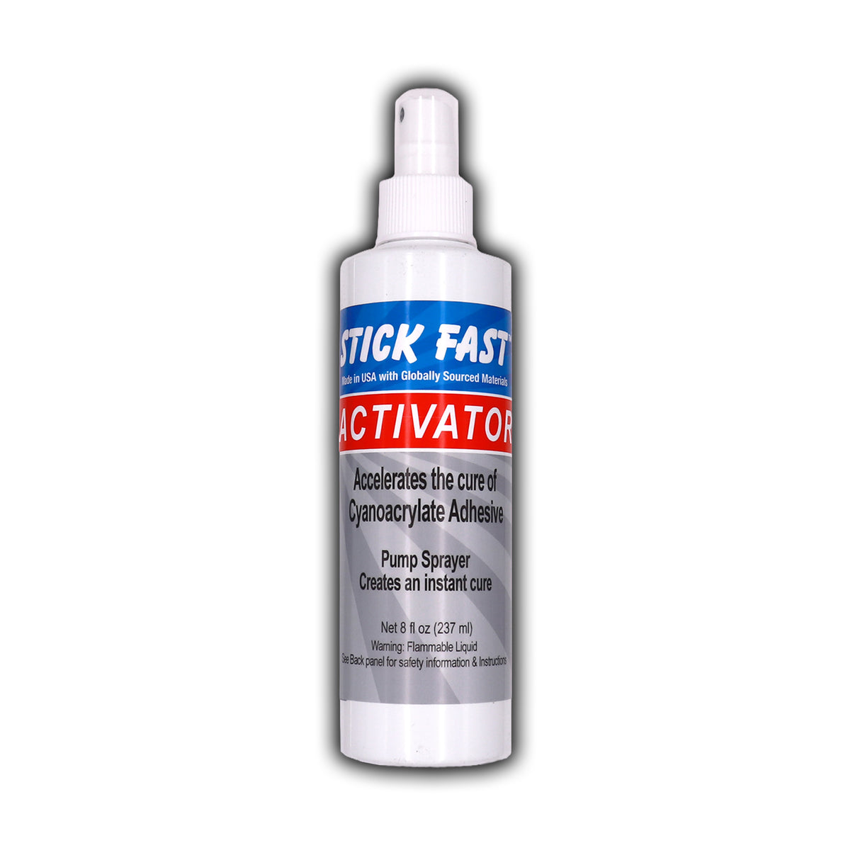 Stick Fast Activator in pump spray bottle
