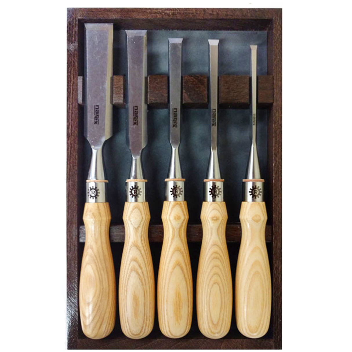 Narex Richter Cryo-Treated Bevel Edged Chisels - Set of 5