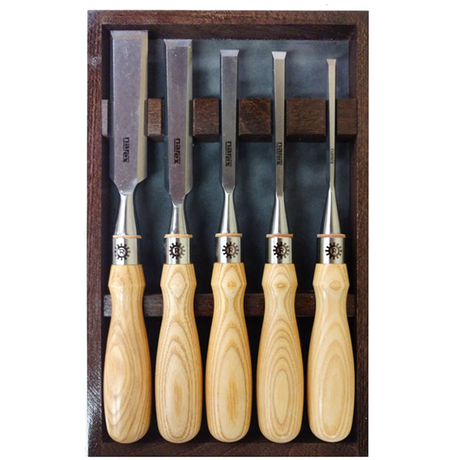 Narex Richter Cryo-Treated Bevel Edged Chisels - Set of 5