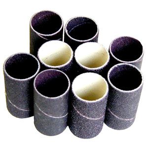 155044: 9-Piece Sanding Sleeve Assortment - 1" x 2"