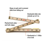 Lufkin TX46 6 foot Folding Wood Rule