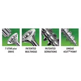 Spax Flat-Head HCR-X T-Star Plus Screws