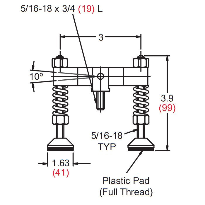 Toggle Clamp Yoke Assembly - 3 inch