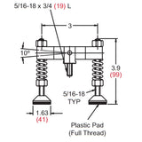 Toggle Clamp Yoke Assembly - 3 inch