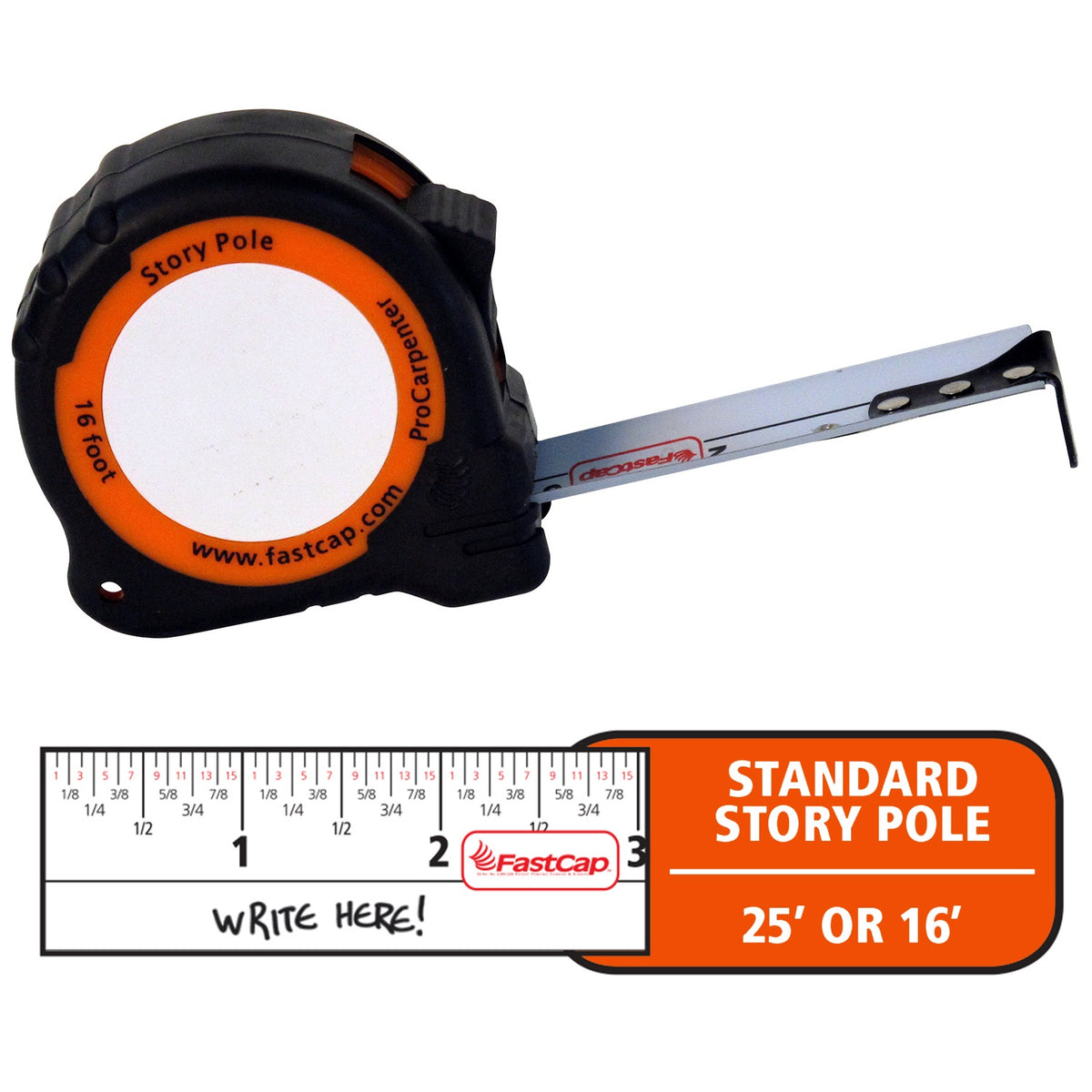 ProCarpenter 16' Story Pole Tape