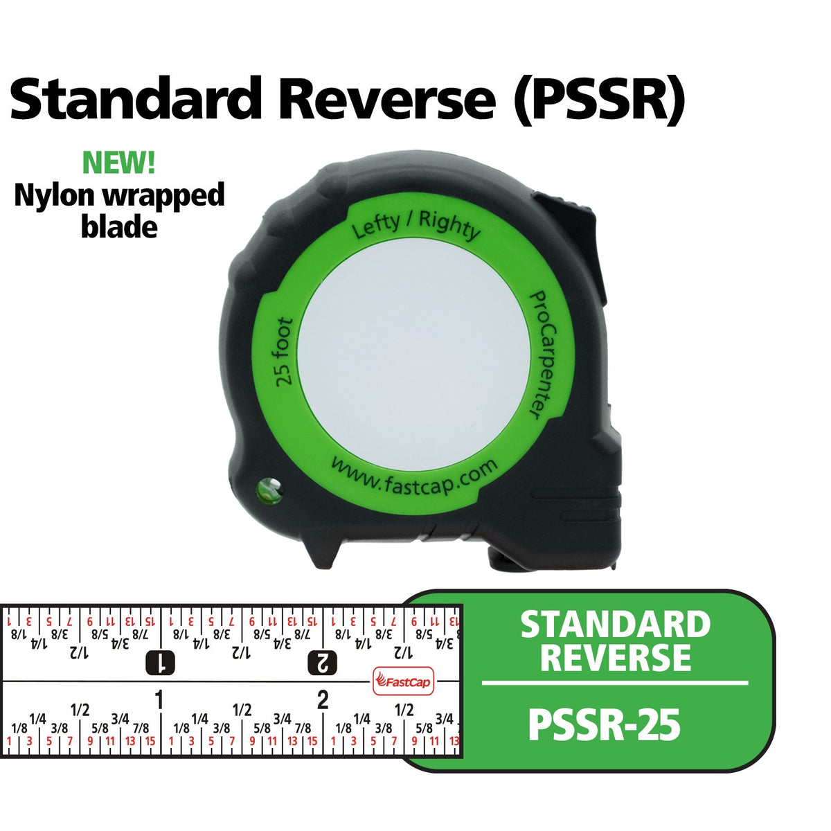 ProCarpenter 25' Left & Right Reading Tape