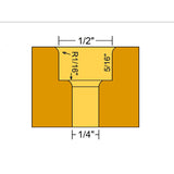 Micro Jig ZeroPlay 2-Step Plunge Router Bit