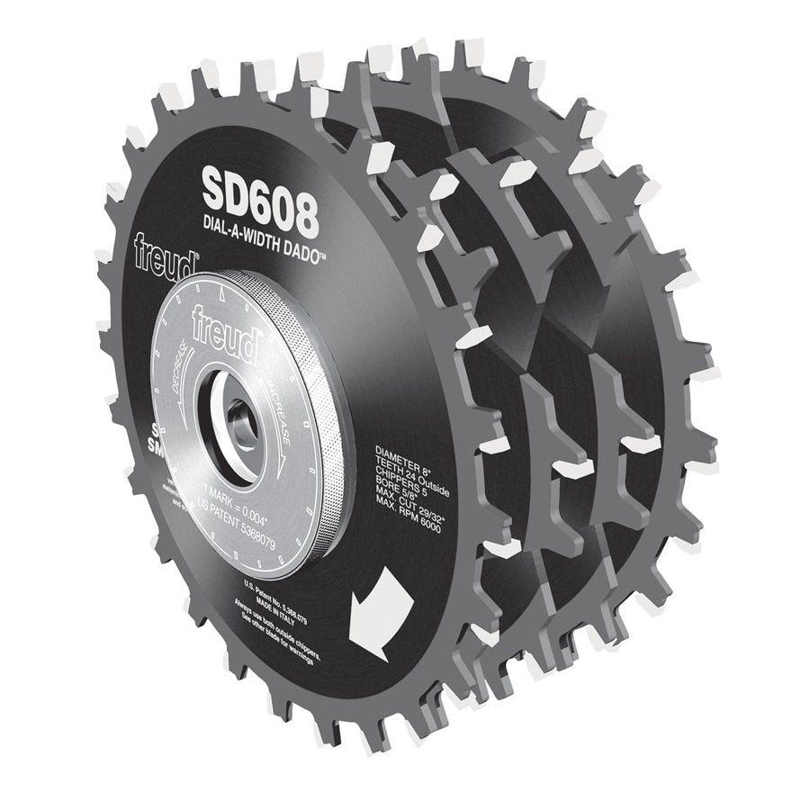 Freud Dial-A-Width Dado - 8 inch  SD608