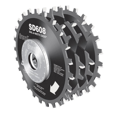 Freud Dial-A-Width Dado - 8 inch  SD608