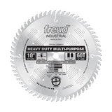 Freud Heavy Duty Multi-Purpose Blade - 10 inch x 60 Tooth - 1/8 inch Kerf