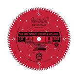 Freud Thin Kerf Ultimate Plywood & Melamine Blade: 10" x 80 Tooth - .098" Kerf