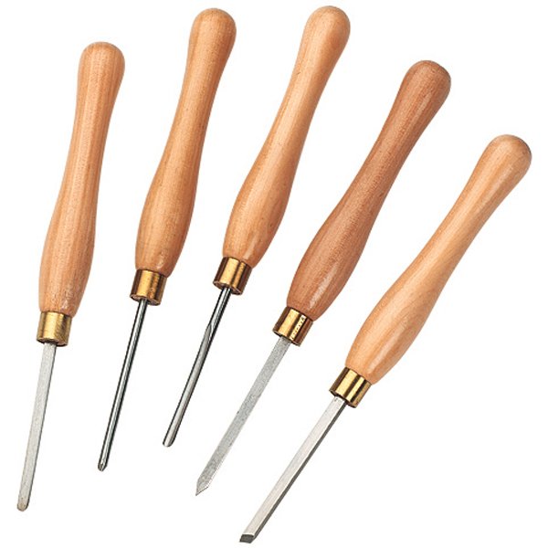 tataty Steelex 5-Piece HSS Mini Turning Set – Highland Woodworking