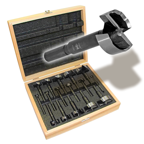 178927: Fisch Black Shark Forstner Bit - Set of 16