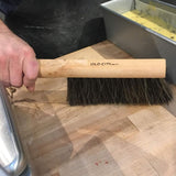 Premium Horsehair Bench Brush with Hardwood Handle