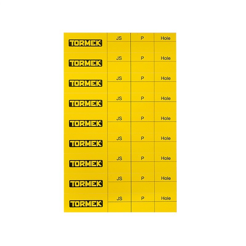 Tormek PL-01 Profile Labels