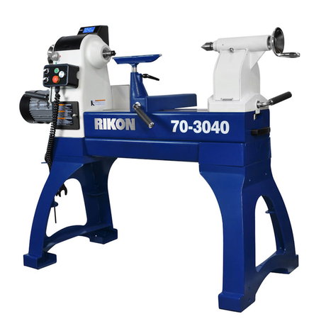 191365: Rikon 70-3040 Variable Speed Reversible Lathe with Sliding Bed