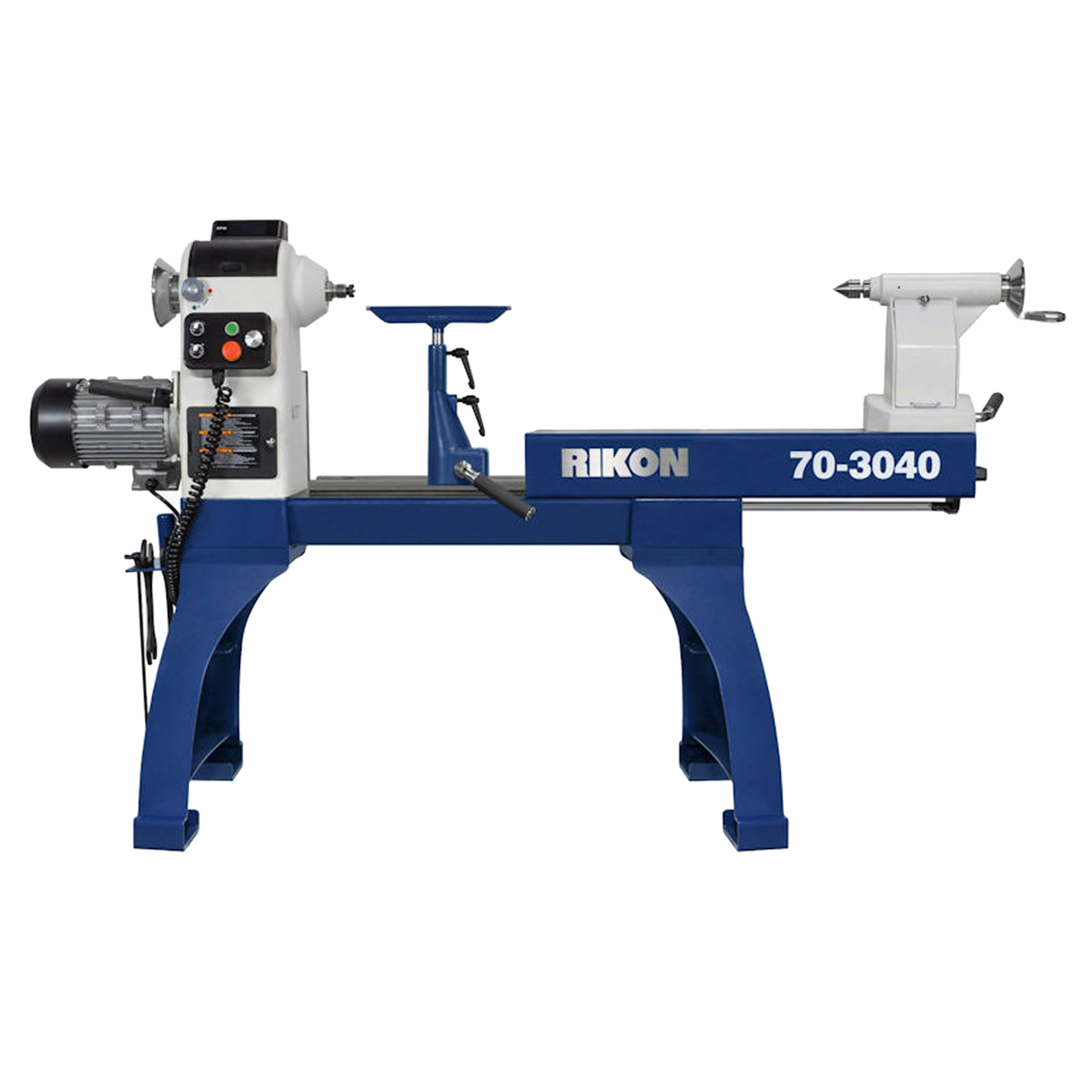 191365: Rikon 70-3040 Variable Speed Reversible Lathe with Sliding Bed