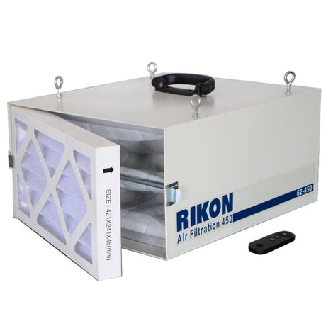  Rikon 62-450 Air Filtration System  showing filter
