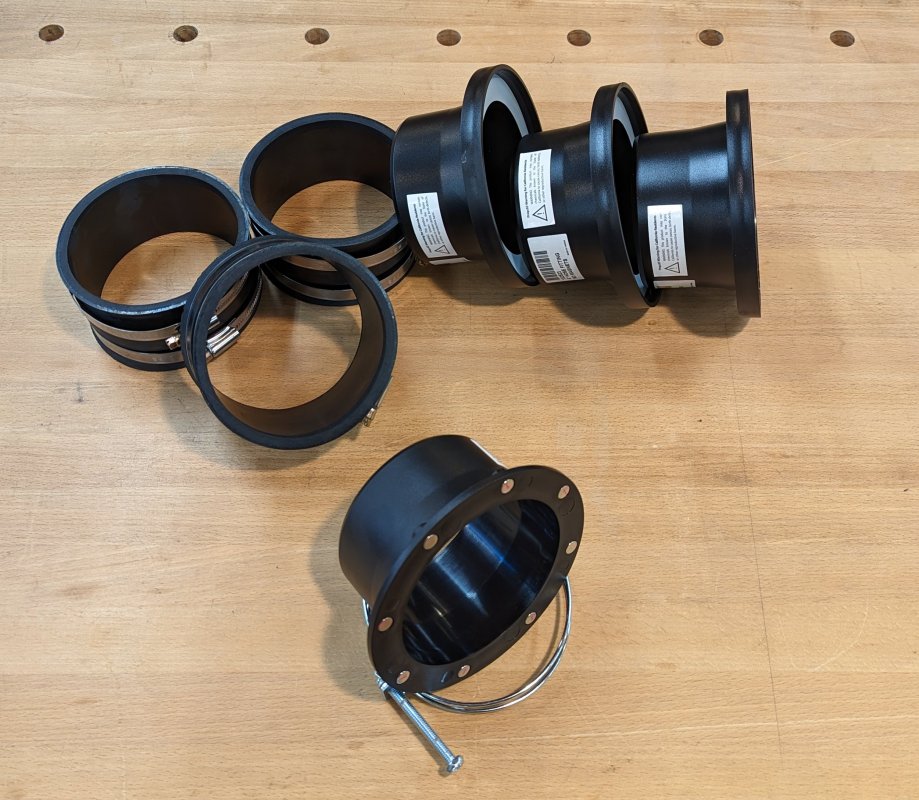 192527: Magnetic Quick Connect Dust Fittings - 4 inch