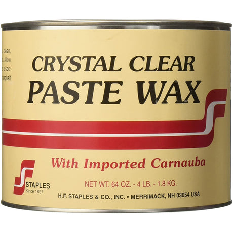 Staples Clear Wax with Carnauba - 4lb