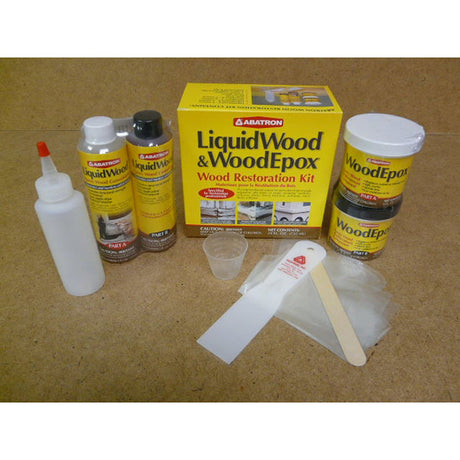 Abatron LiquidWood WoodEpox Wood Restoration Kit