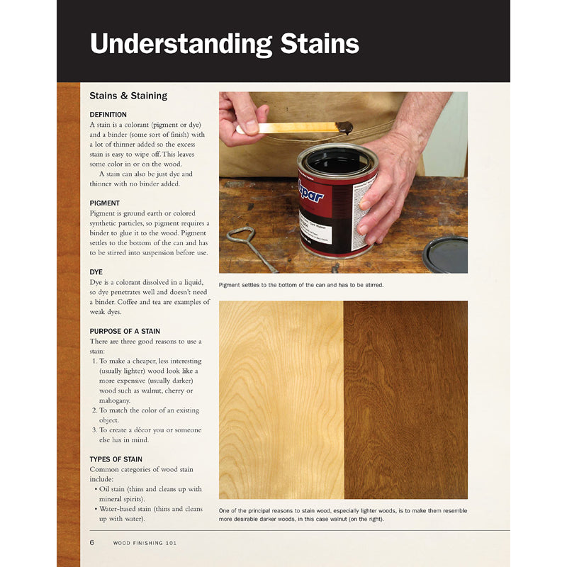 Wood Finishing 101 - Bob Flexner