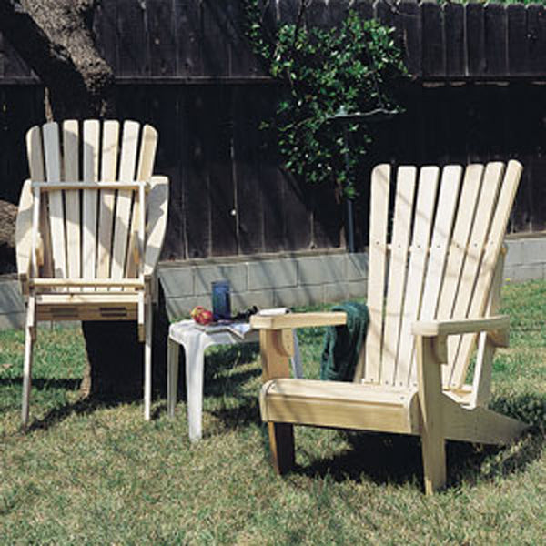 Folding Adirondack Chair Plan