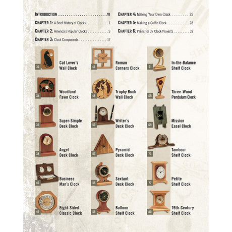 The Complete Guide to Making Wooden Clocks - 3rd Edition