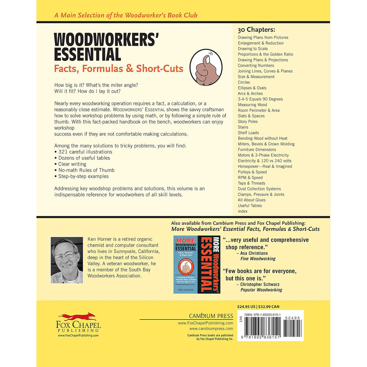 Woodworkers Essential Facts, Formulas and Short-Cuts
