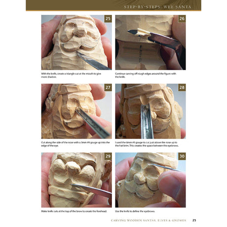Carving Wooden Santas, Elves & Gnomes
