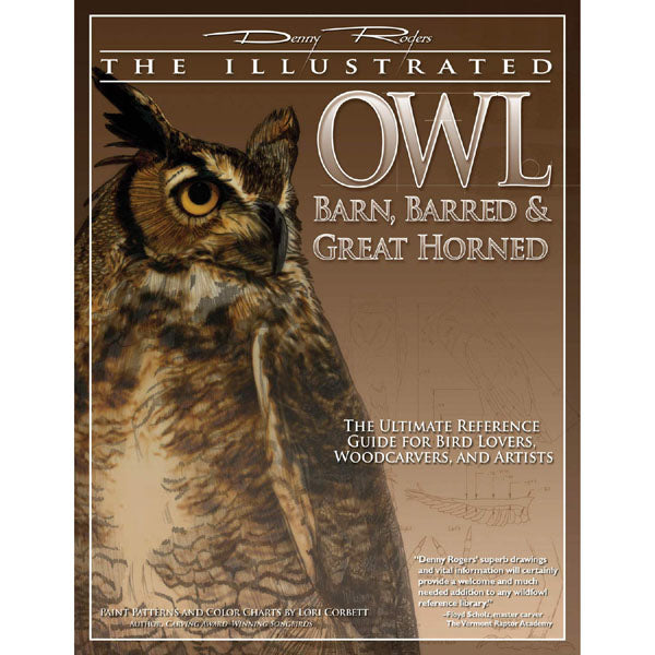 The Illustrated Owl - Barn  Barred & Great Horned