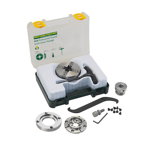 Record Power SC4 Professional Geared Scroll Chuck