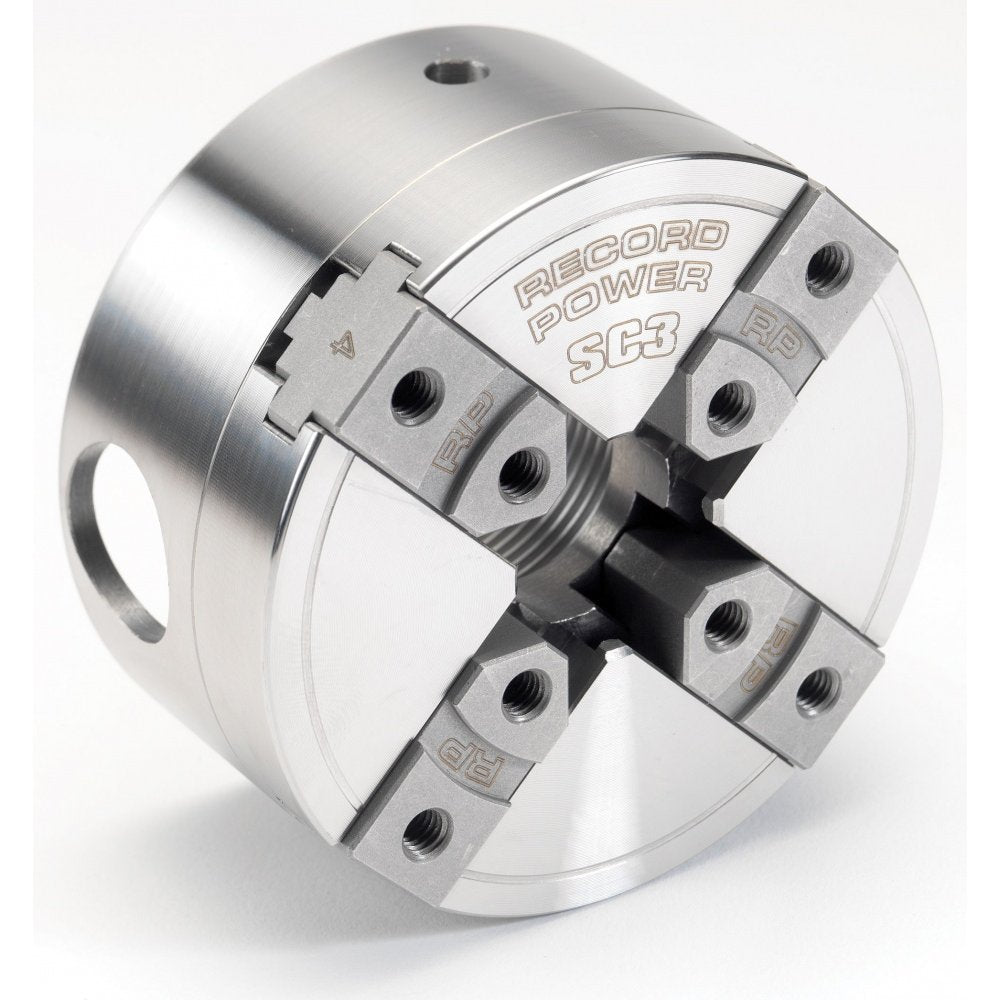 Record Power SC3 Geared Scroll Chuck