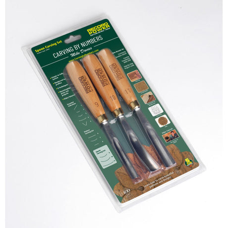 Record Power 3-piece Carving by Numbers Spoon Set