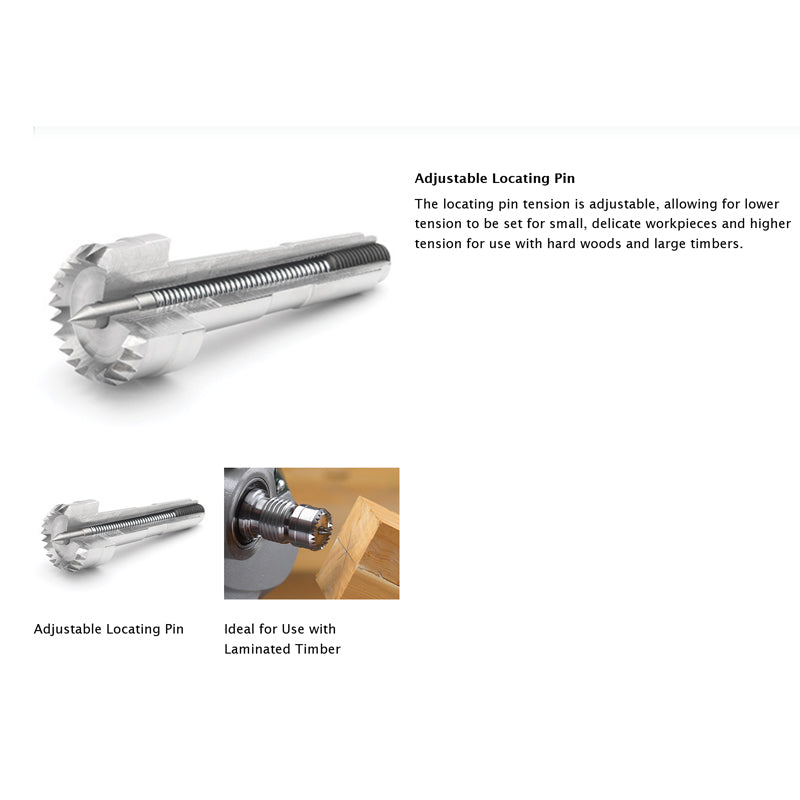Record Power Multi-tooth Spring-Tip Drive Center - 2MT
