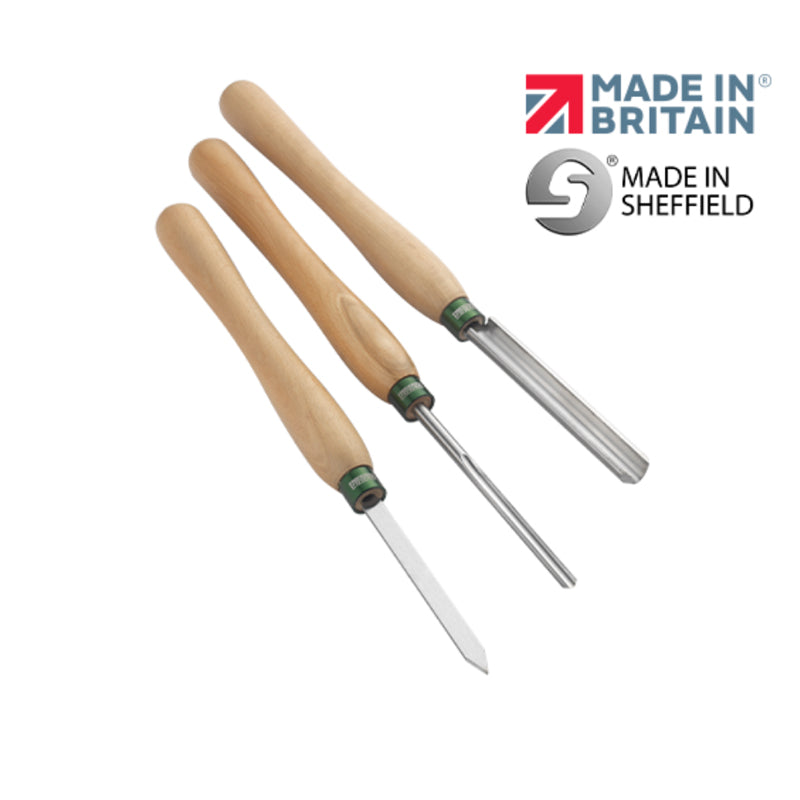 Record Power Spindle Turning Tools - Set of 3