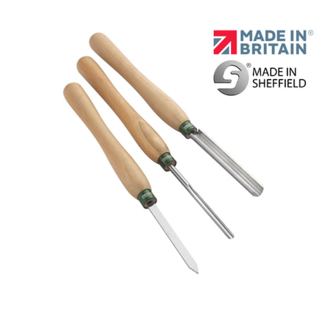 Record Power Spindle Turning Tools - Set of 3