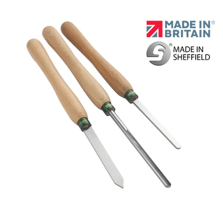 Record Power Bowl Turning Tools - Set of 3