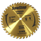 SawStop Titanium Series 10 inch Saw Blade