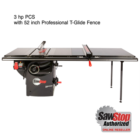 SawStop Professional Cabinet Tablesaw PCS
