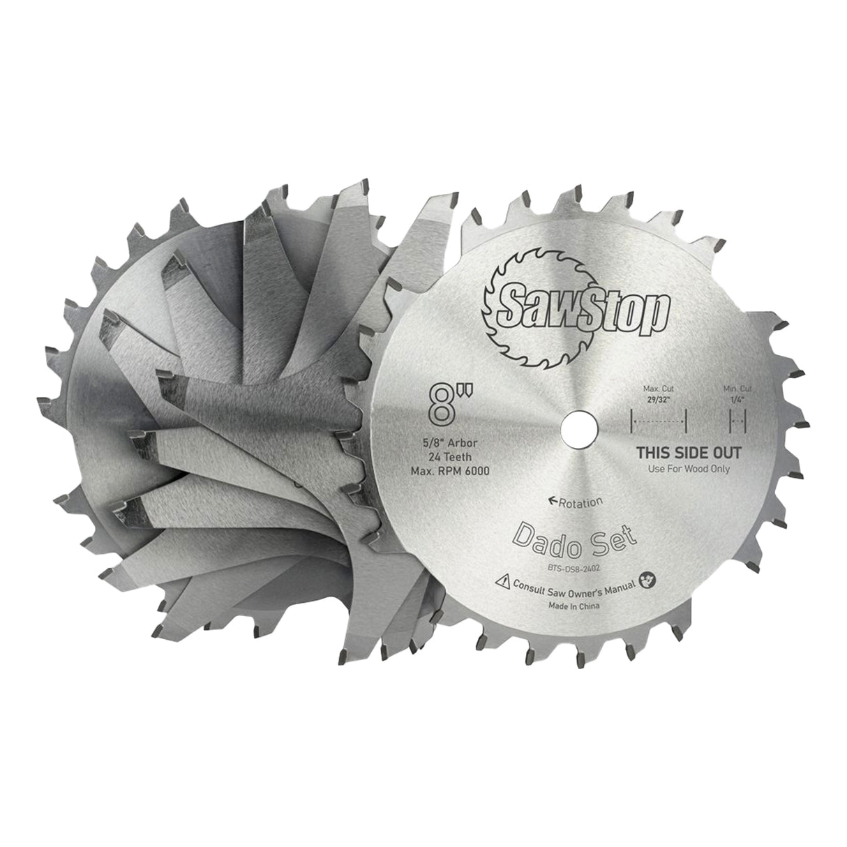 SawStop 8 inch Dado Set