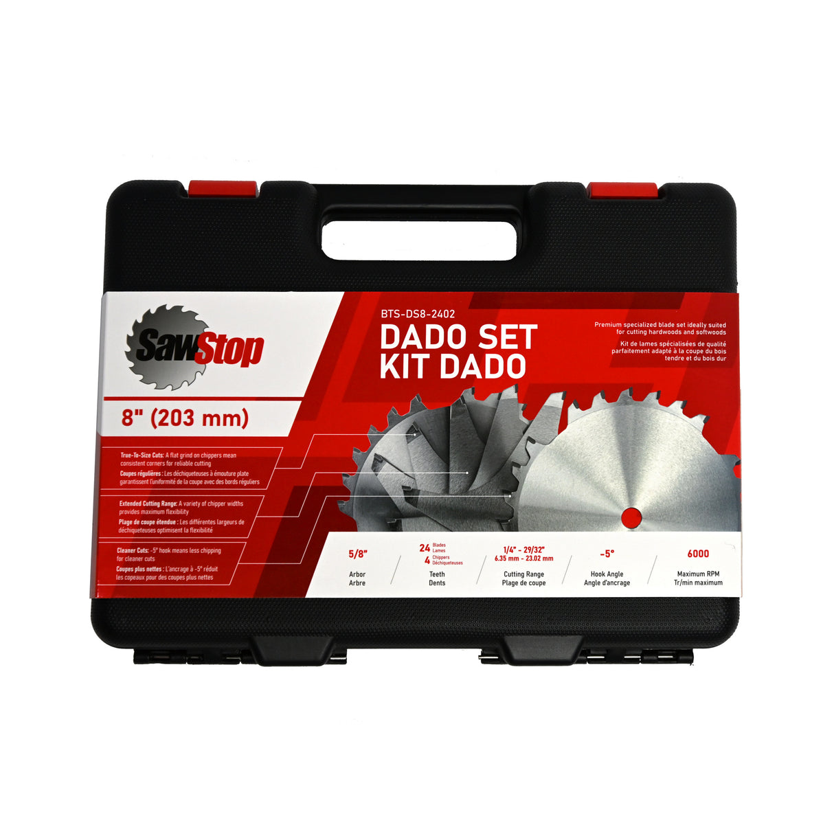 SawStop Premium Dado Set - 8 inch