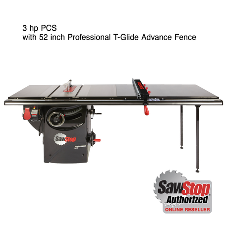SawStop Professional Cabinet Tablesaw PCS