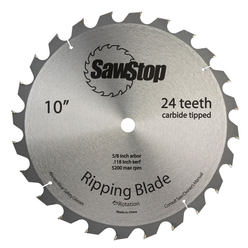 SawStop Standard Series 10 inch Saw Blade