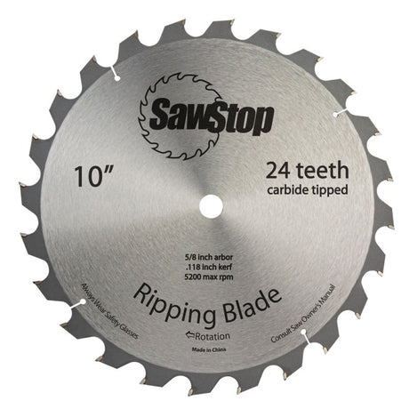 SawStop Standard Series 10 inch Saw Blade